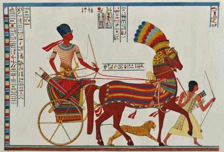 Rameses II returns home in victory.
