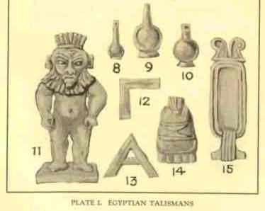 amulets and talismans-Nefer, Cartouche, Egyptian Bes