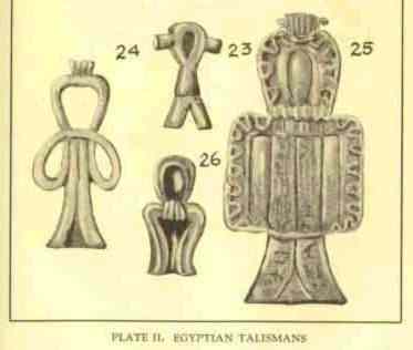 Egyptian amulets and talismans