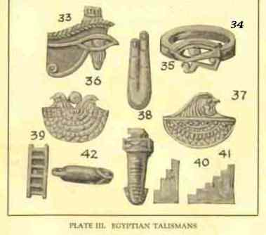 amulets and talismans-Egyptian Eye of Ra, Horus, Osiris, Collar, Sma