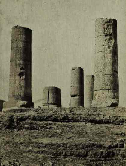 The lonely few columns of Amara West (Aamara).