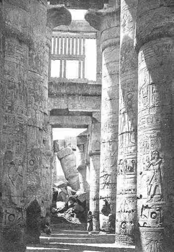 The great columns of Karnak