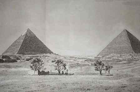 two pyramids