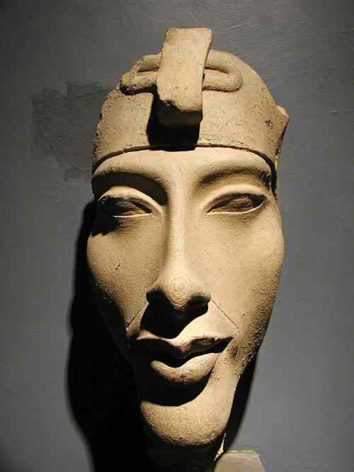 Akhenaten, lean and intense, at the Luxor Museum